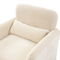 Cadeirão estofado minimalista Bristol estofado em espuma de alta densidade