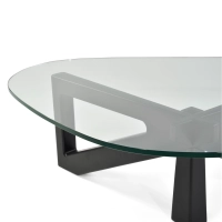 Design-sohvapöytä karkaistua lasia - Nodda