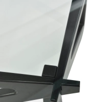 Design coffee table in tempered glass - Nodda