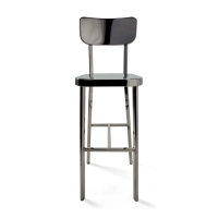 Stool stainless steel chrome-plated high - Delawere