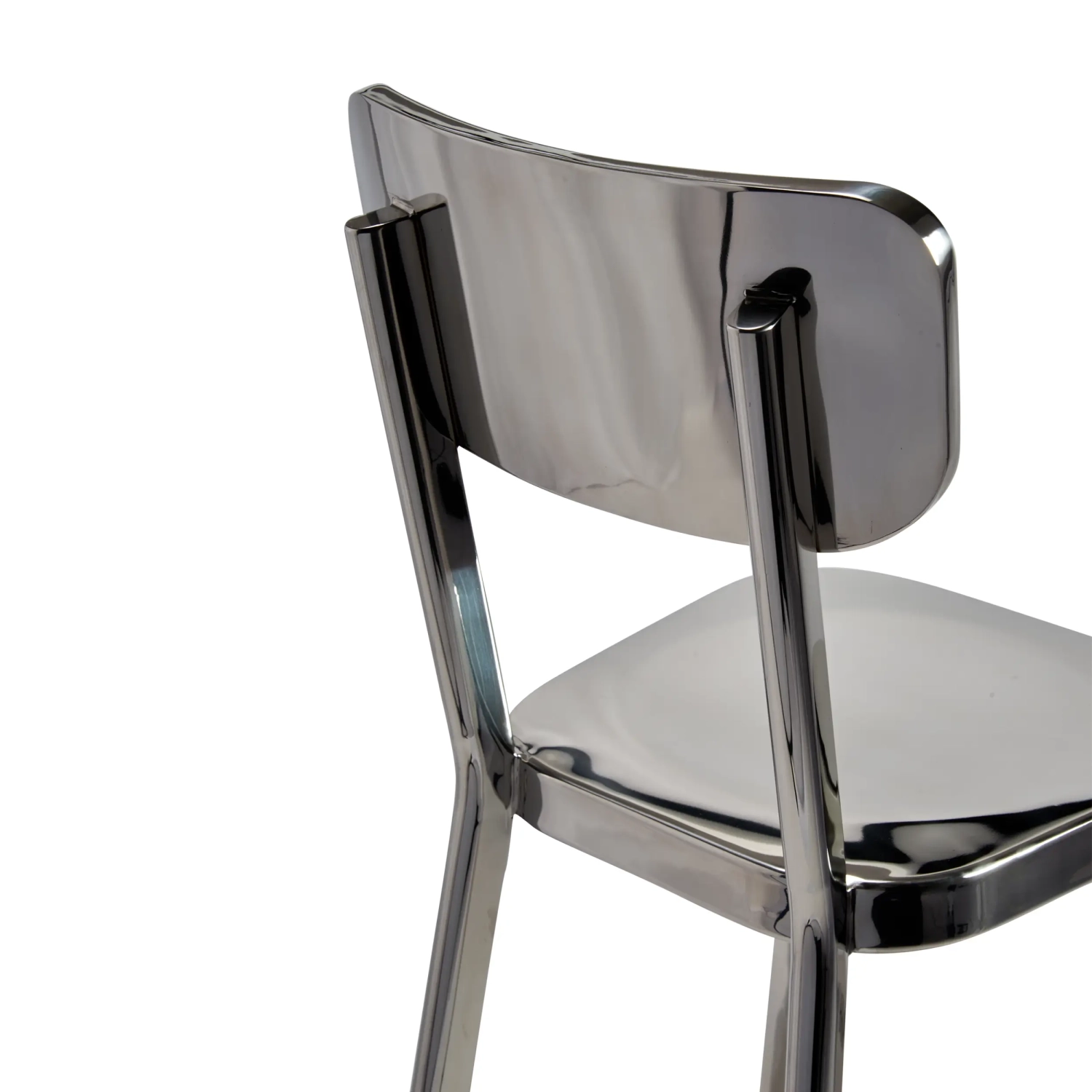 Tabouret acier inoxydable chromé haut - Delawere
