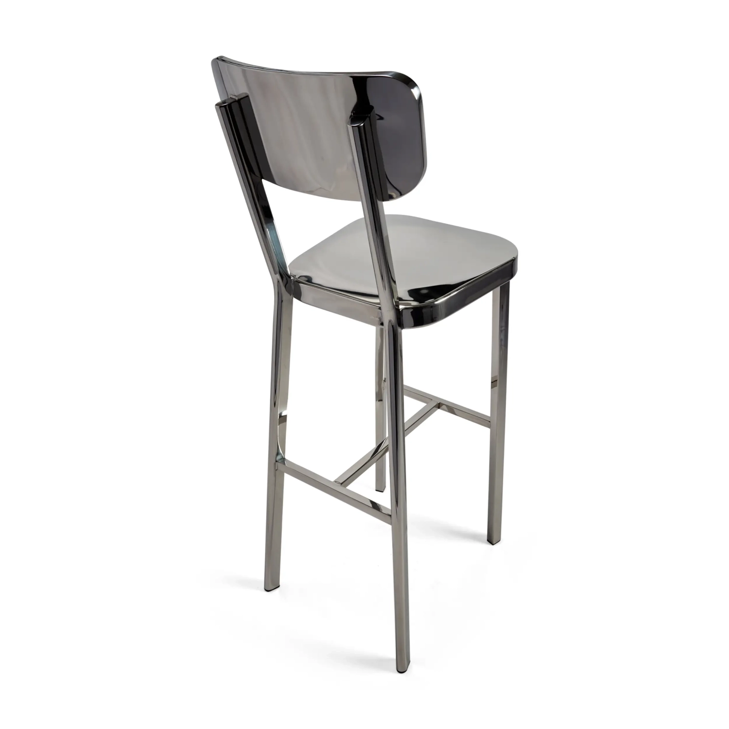 Hocker edelstahl verchromt hoch - Delawere