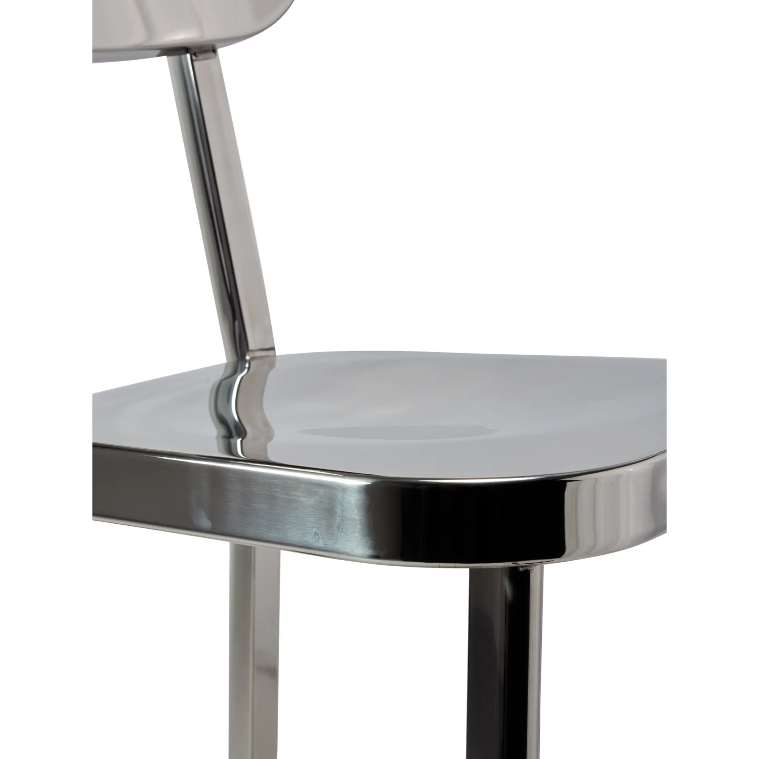 Stool stainless steel chrome-plated high - Delawere