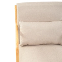 Sessel skandinavisch mit Lendenkissen - Colmar