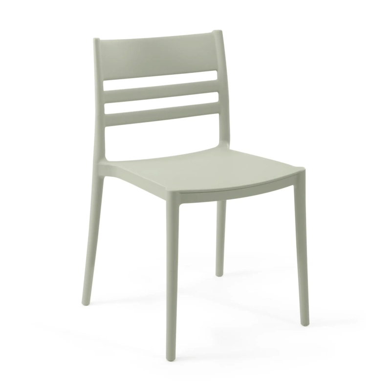 Chaise empilable en polypropylène pour usage extérieur - Creta