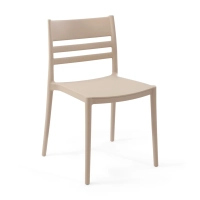 Chaise empilable en polypropylène pour usage extérieur - Creta