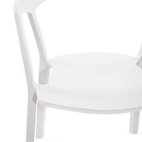 Chaise de salle à manger et d'extérieur empilable - Krilen