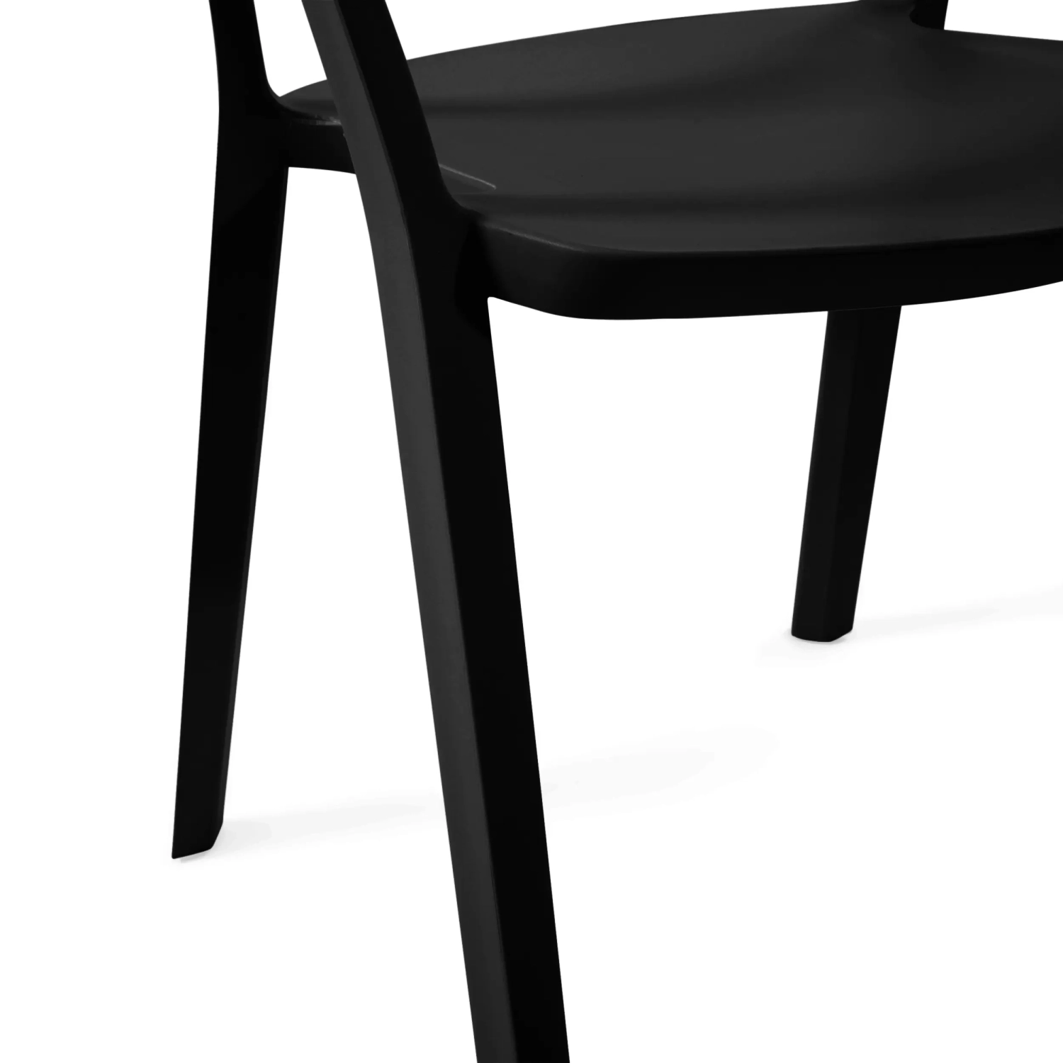 Chaise de salle à manger et d'extérieur empilable - Krilen