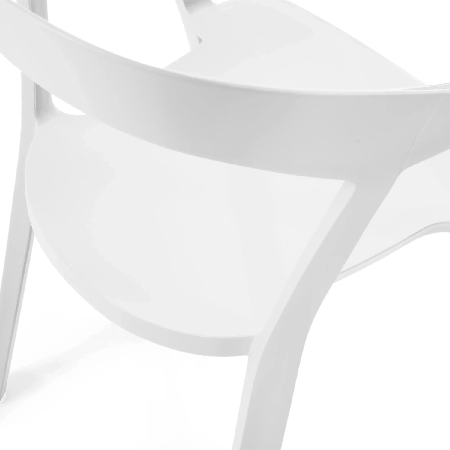 Chaise de salle à manger et d'extérieur empilable - Krilen