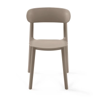 Stapelbar designstol i polypropylen - Sun