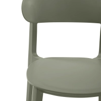 Silla de diseño en polipropileno apilable - Sun