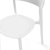 Stapelbar designstol i polypropylen - Sun