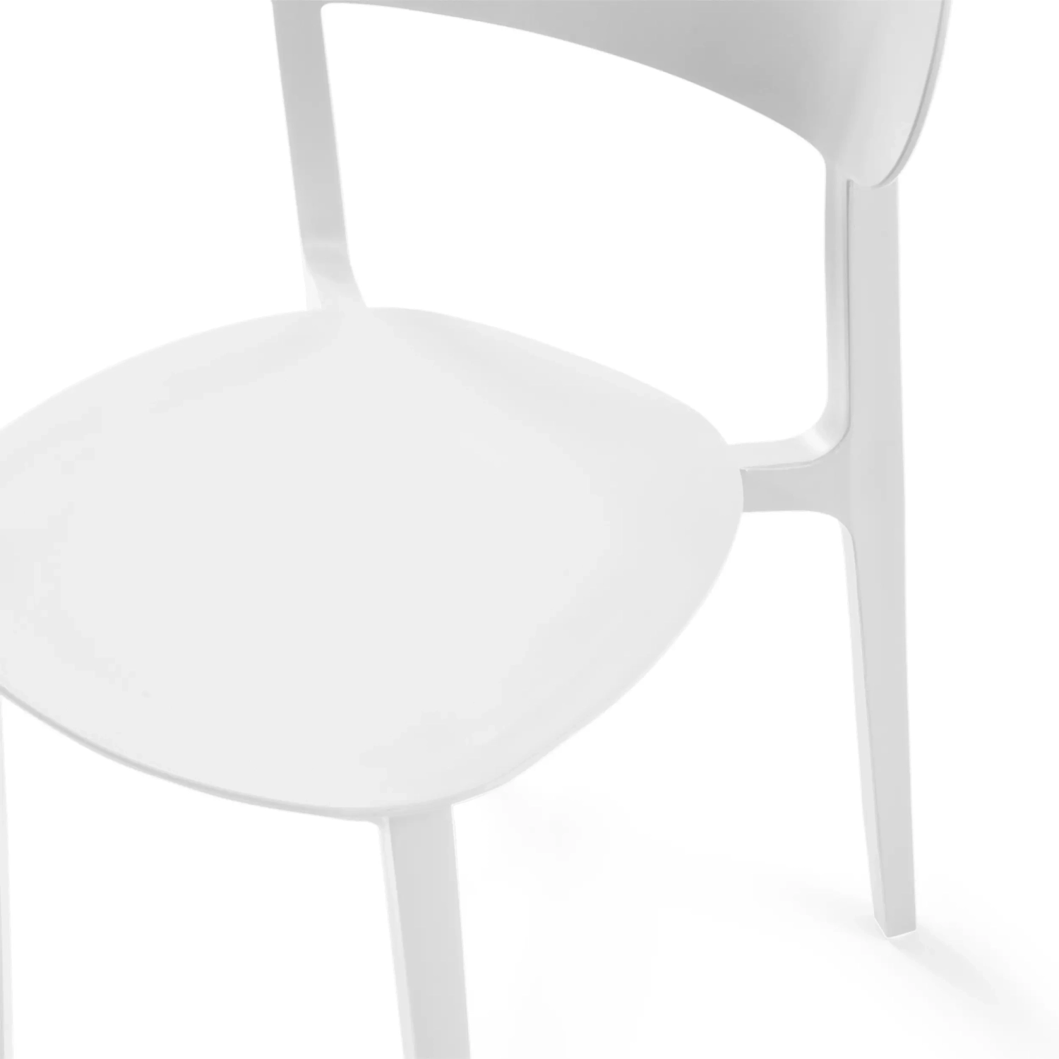 Stapelbarer Design-Stuhl aus Polypropylen - Sun