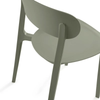 Stapelbarer Design-Stuhl aus Polypropylen - Sun