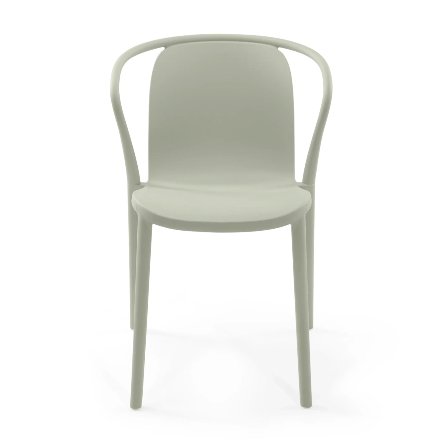 Chaise empilable avec accoudoirs pour l'intérieur et l'extérieur - Pierre