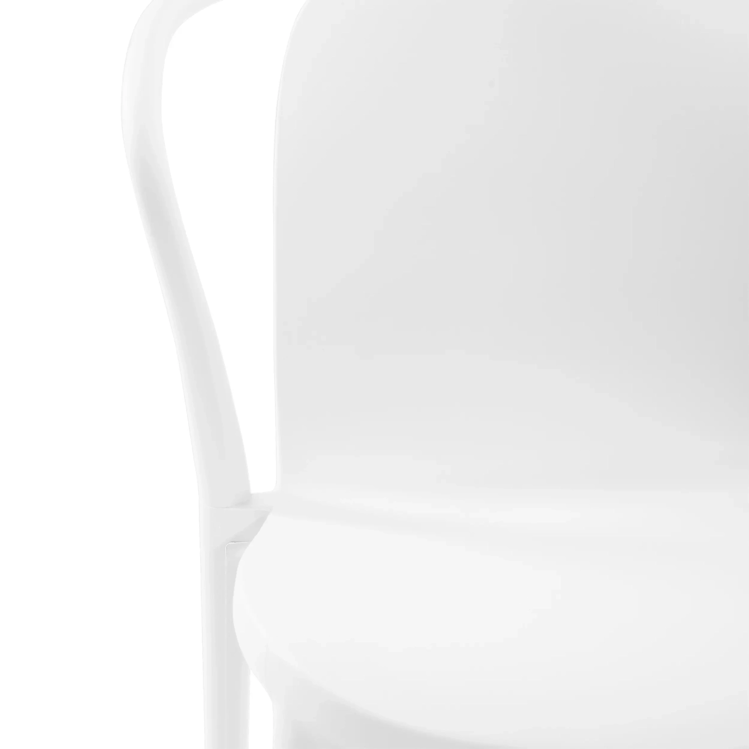 Chaise empilable avec accoudoirs pour l'intérieur et l'extérieur - Pierre