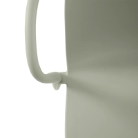 Stacking chair with armrests for indoor and outdoor use - Pierre