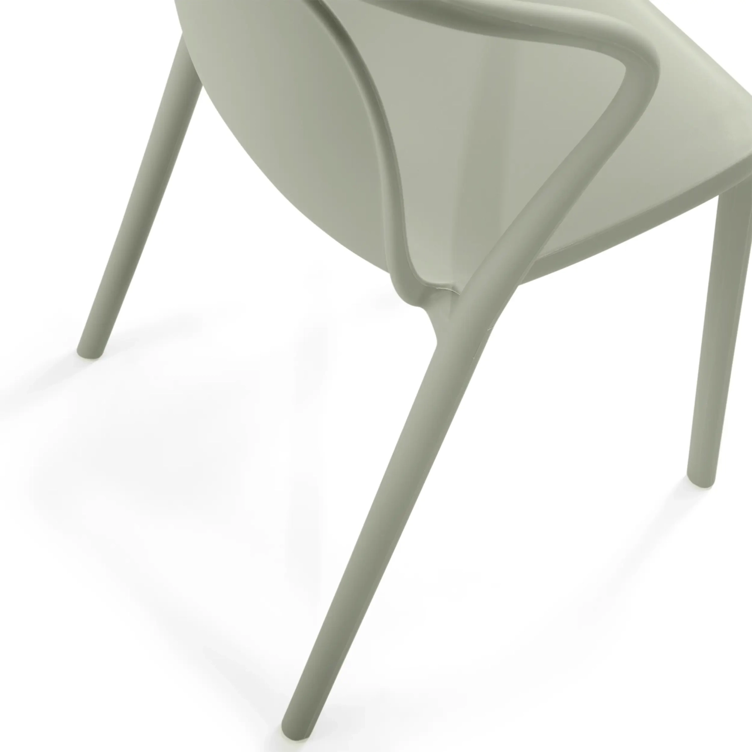 Silla apilable con reposabrazos para interior y exterior - Pierre