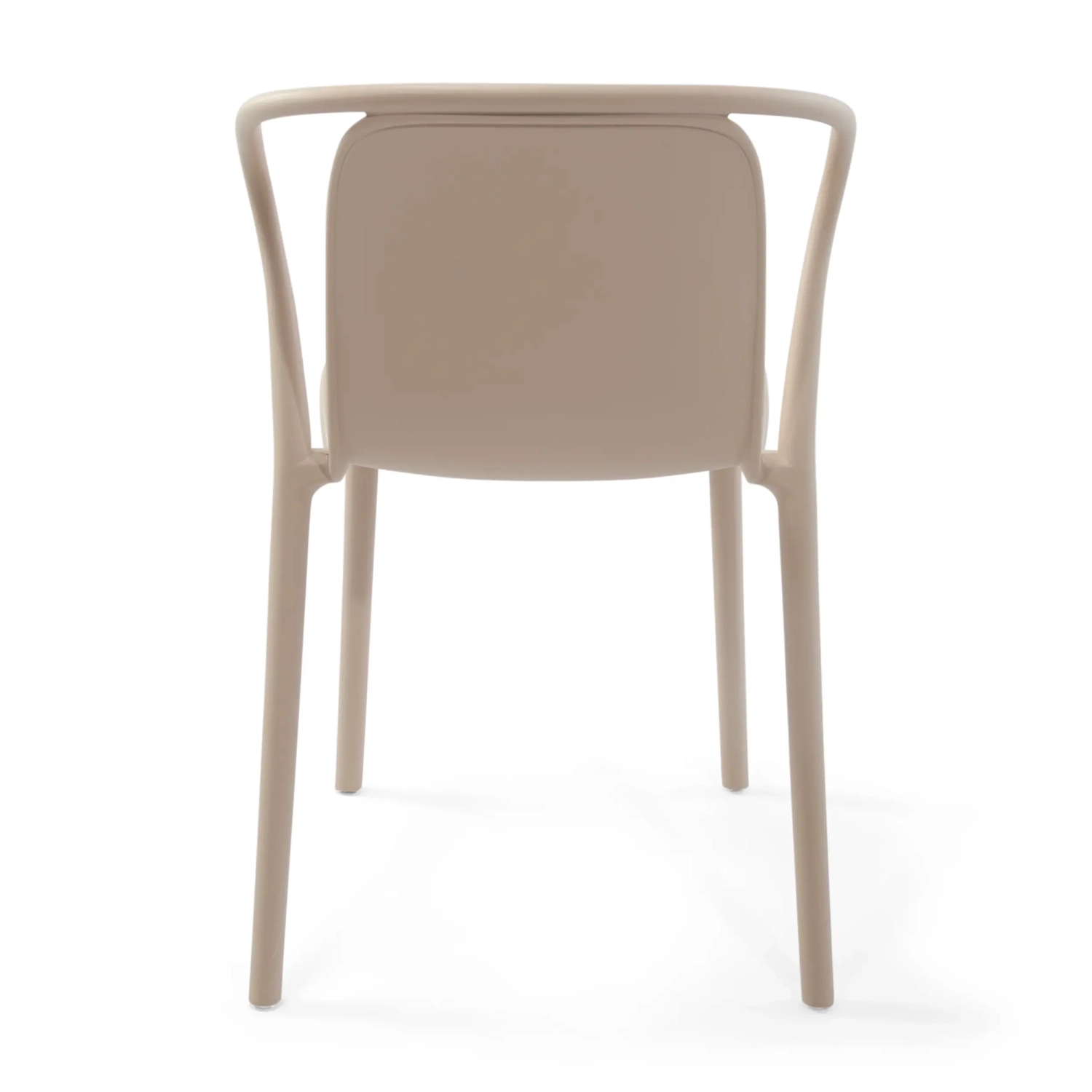 Stacking chair with armrests for indoor and outdoor use - Pierre