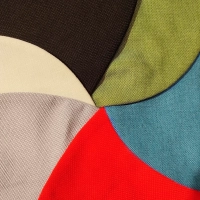 Capa de almofada para cadeira Tulip Capa de almofada para cadeira em algodão: lavável e com fecho de velcro