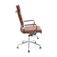 Modern kontorsstol klädd i konstläder | Komfort och professionell stil