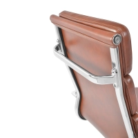 Task Italian Leather Office Chair with High Back | Elegant Design