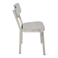 Židle Delawere z nerezové oceli : Elegantní průmyslový design