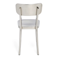 Silla Delawere de acero inoxidable | Diseño industrial elegante