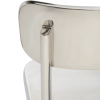 Delawere Stuhl aus Edelstahl : Elegantes Industriedesign