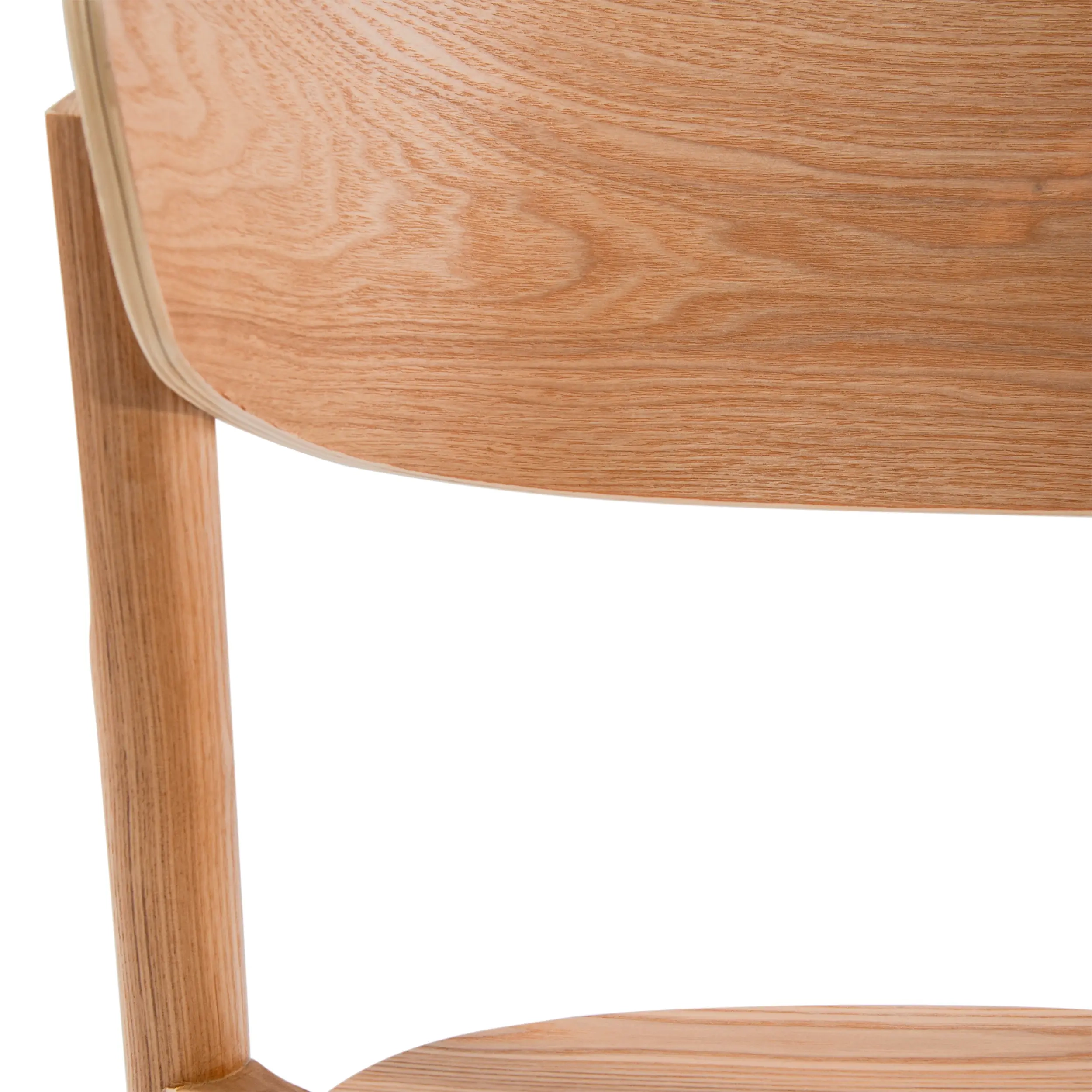 Cadeira de jantar em freixo natural Notorius | Design elegante nórdico