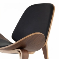 Inspiração Shell CH07 de nogueira - Cadeiras Nórdicas - Muebledesign
