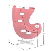 Inspirace z křesla Egg - prémiové moderní křeslo - designový nábytek
