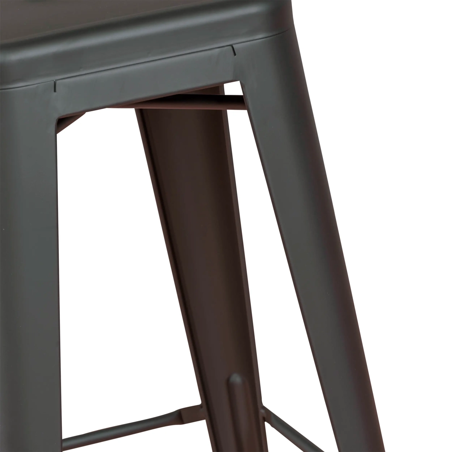 Bistro sgabello industriale Matt 76CM bianco - Sgabelli e sedie industriali
