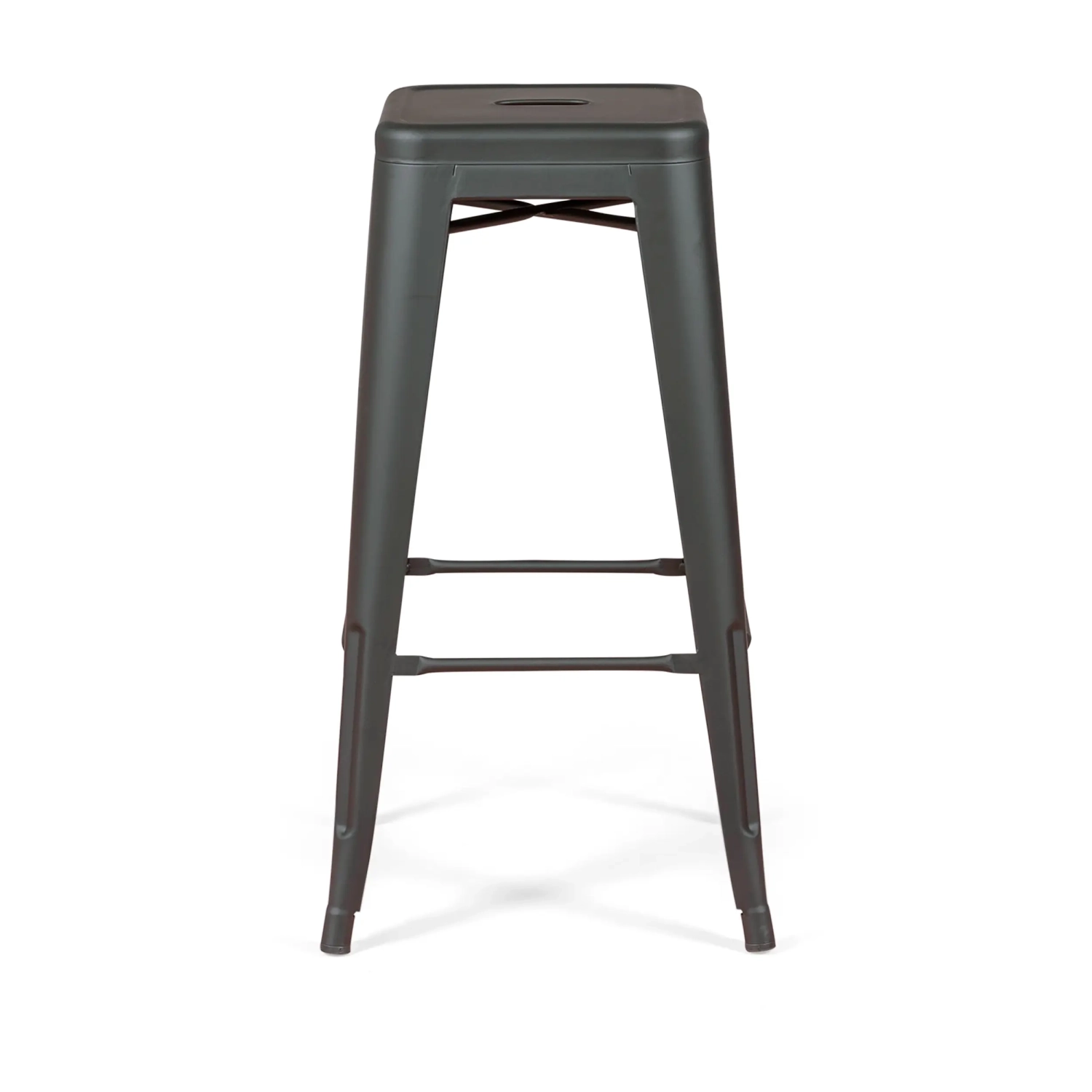 Bistro industrial stool Matt 76CM white - Industrial stools and chairs