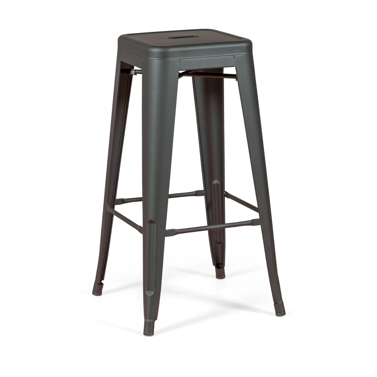 Bistro industrial stool Matt 76CM white - Industrial stools and chairs