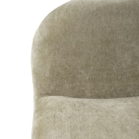 Gestoffeerde design fauteuil Basel, minimalistische en comfortabele stijl