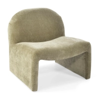 Sillón de diseño tapizado Basel, estilo minimalista y cómodo