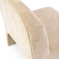 Gepolsterter Designersessel Basel, minimalistischer und komfortabler Stil