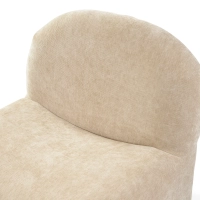 Designerski fotel tapicerowany Basel, minimalistyczny i wygodny styl