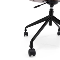 Silla de oficina Cleveland Retro de imitación de cuero | Diseño vintage ajustable