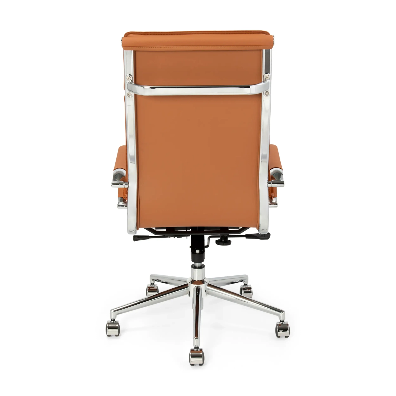 Studio kontorsstol med hög rygg | Ergonomisk kontorsstol i konstläder