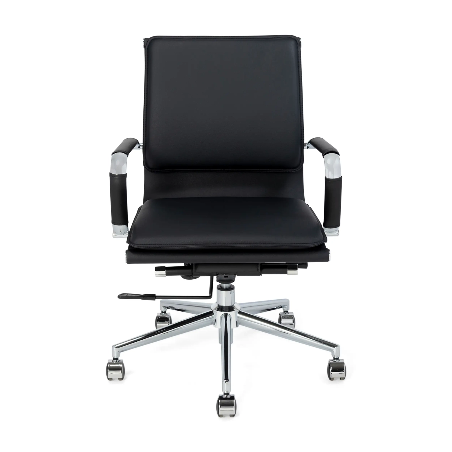 Studio-Bürostuhl mit niedriger Rückenlehne | Ergonomisches, modernes Design