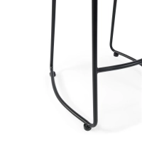 Portland Industrial Bar Stool 66 cm | Solid Elm Wood & Steel