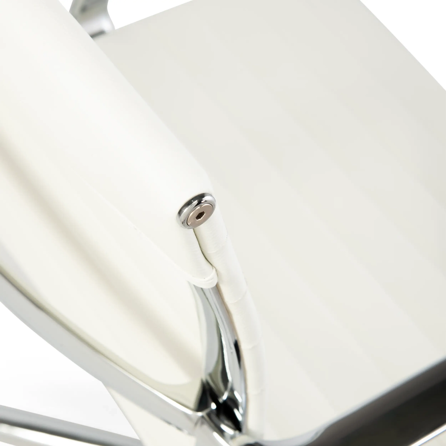 Silla de oficina de cuero con respaldo bajo Task Executive | Silla de oficina de gama alta