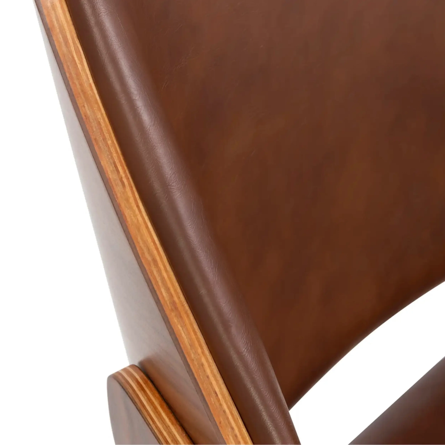 Fauteuil de bureau Cleveland Retro en simili cuir | Design vintage réglable
