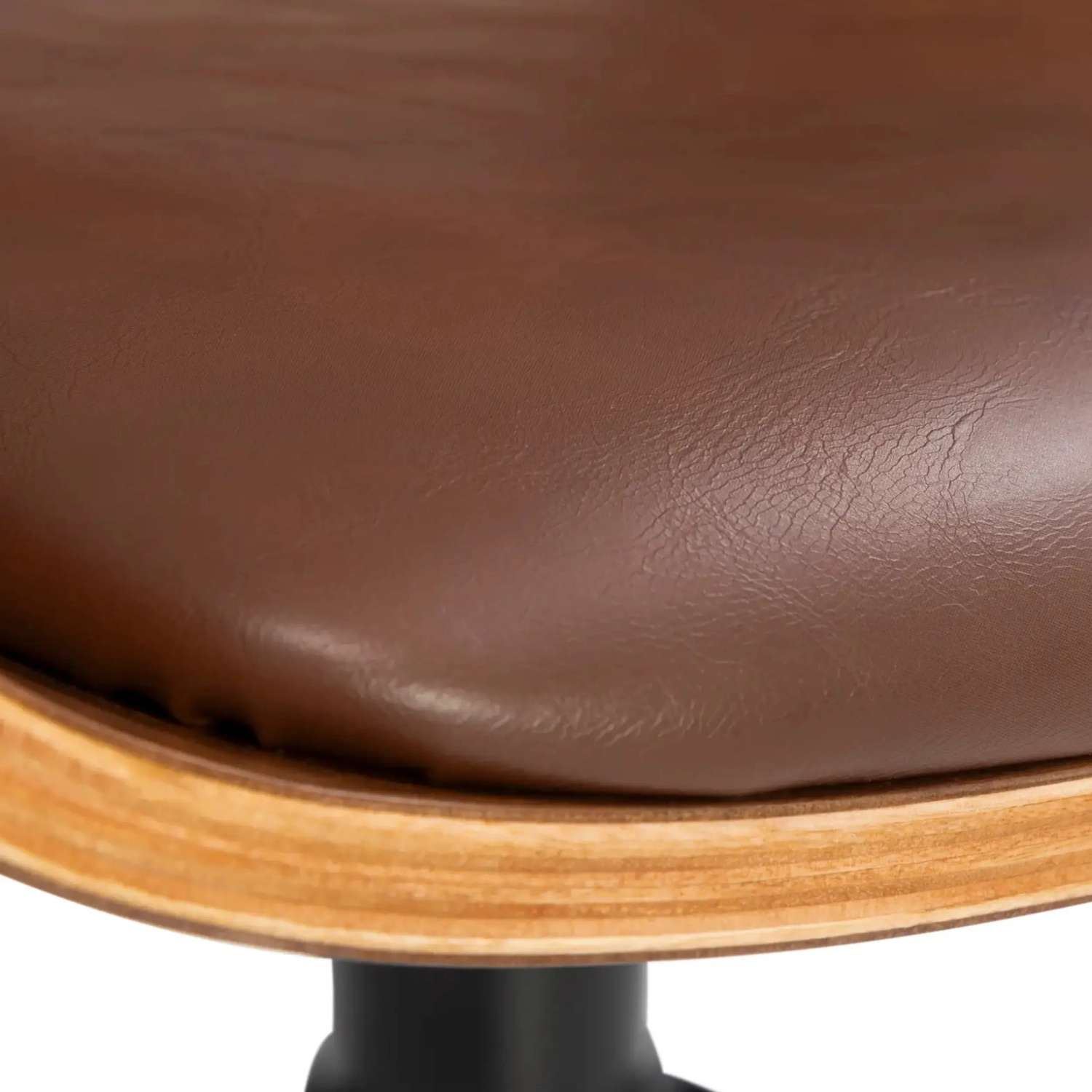 Fauteuil de bureau Cleveland Retro en simili cuir | Design vintage réglable