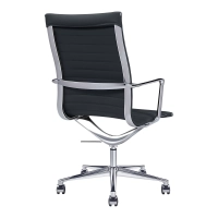 Task Executive kontorsstol i läder med hög rygg | Ergonomisk kontorsstol i premiumklass