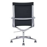 Kancelářská židle Task Executive s vysokým opěradlem a koženým čalouněním | Prémiová ergonomická kancelářská židle