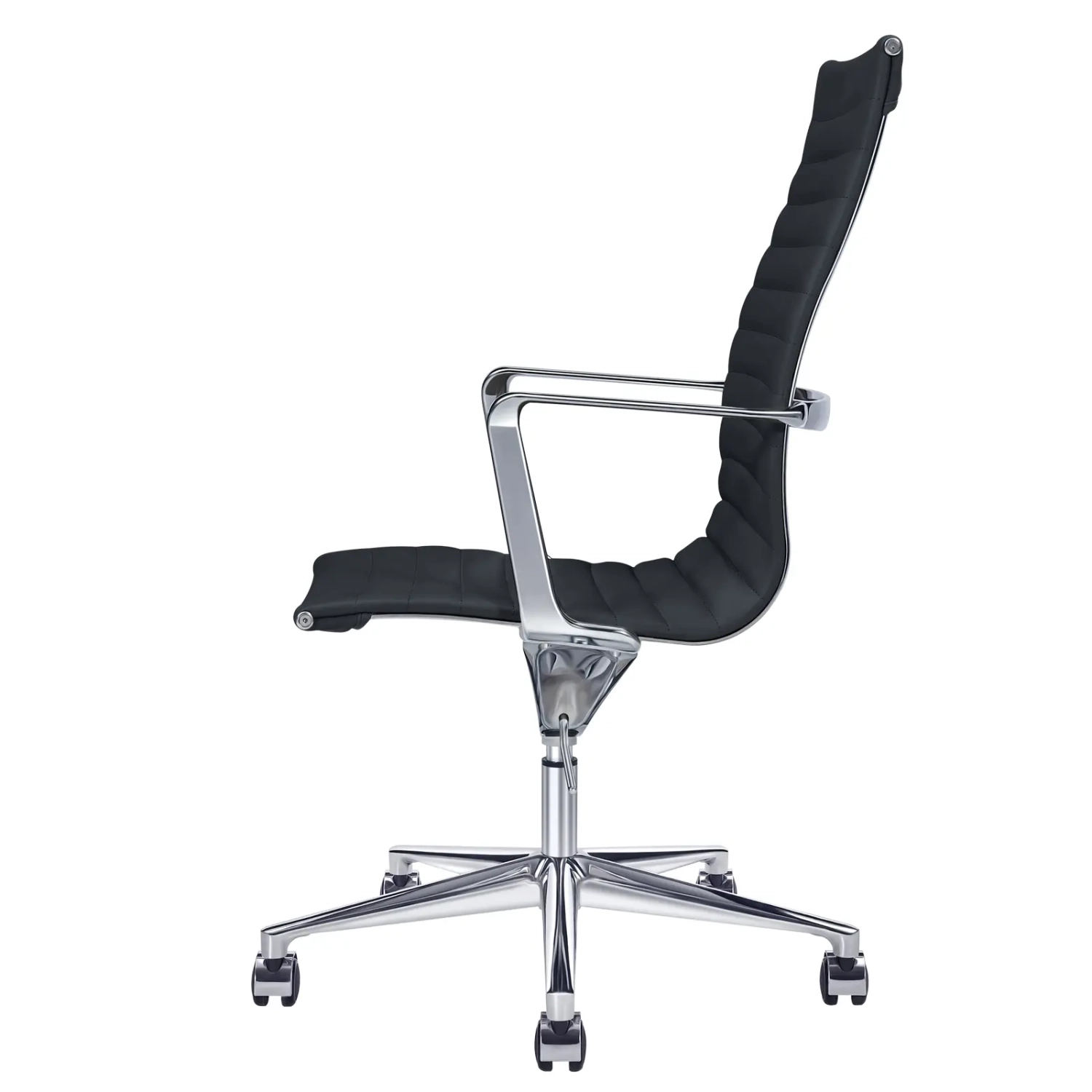 Silla de oficina Task Executive de cuero con respaldo alto | Silla de oficina