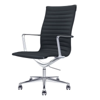Kancelářská židle Task Executive s vysokým opěradlem a koženým čalouněním | Prémiová ergonomická kancelářská židle